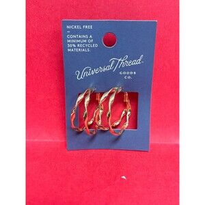 Universal Thread‎ hoop Earrings NEW